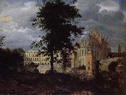 Jan van der Heyden Old Palace landscape Spain oil painting artist